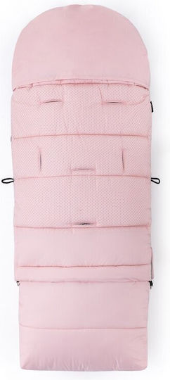 Feedo Universal Sac de picioare pentru cărucior Impermeabil Roz 100x48εκ.