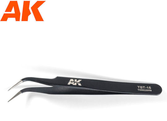 Ak Precision Извити Пинсети За Моделиране