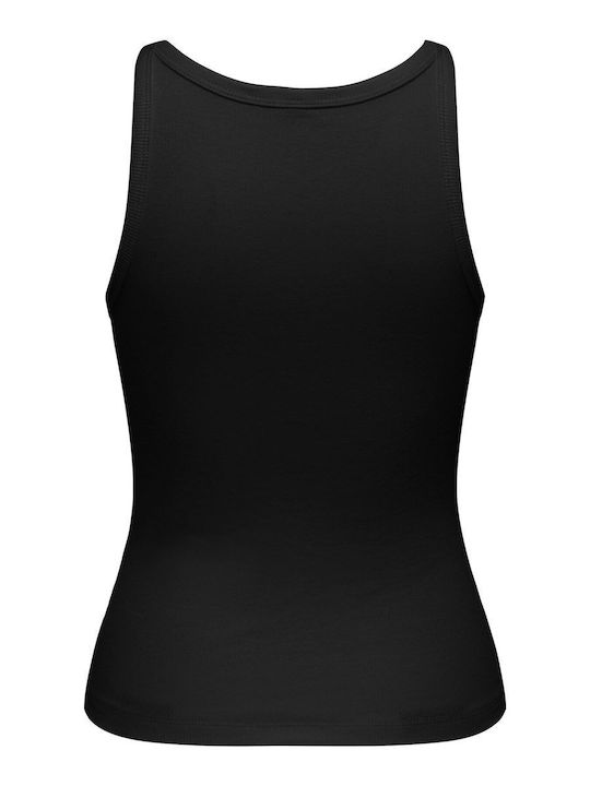 Women's Blouse Cotton Sleeveless Black