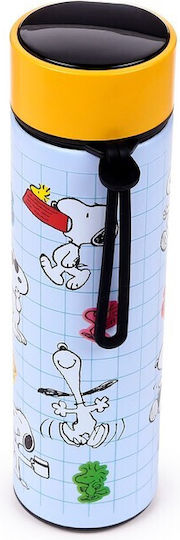 Puckator Bottle Thermos Stainless Steel BPA Free 450ml Light Blue