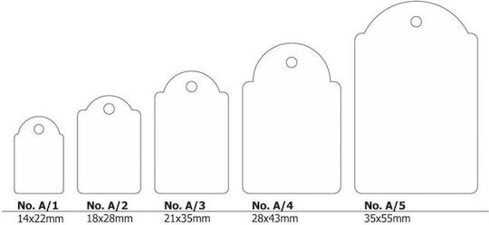 thessPACK Strung Tag 28x43mm