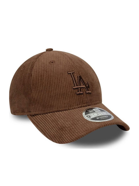 New Era 9forty La Dodgers Mlb Cord Brown M-crown Cap
