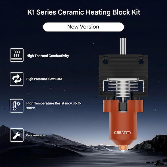 Kit Cap Printare Hotend Imprimantă 3D Creality K1 Max K1 K1 Se K1c Încălzitor Ceramic Suportă Până La 300 °c Viteză Mare De Printare Până La 600 Mm S