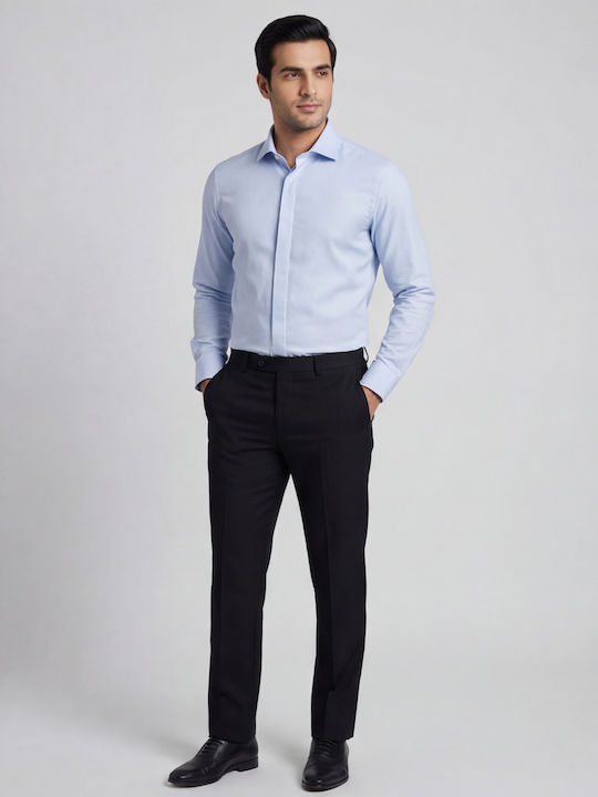 Long Sleeve Shirt Narrow Fit Light Blue