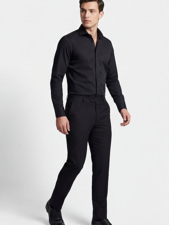 Long Sleeve Shirt Narrow Fit Black