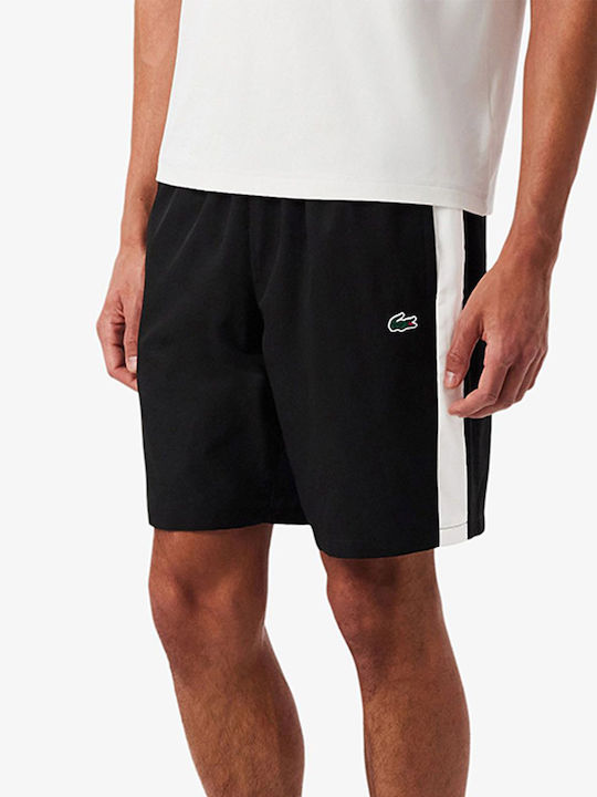 Lacoste Αθλητική Ανδρική Βερμούδα Black