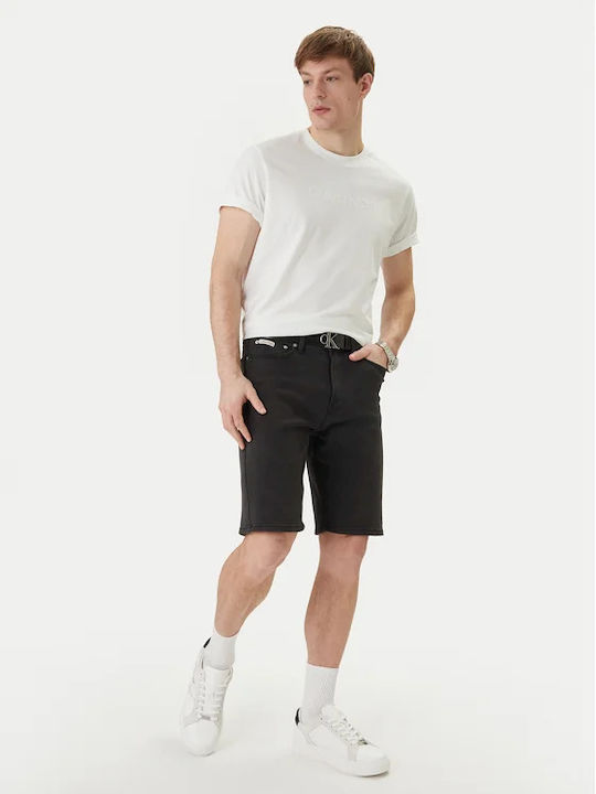 Herren Shorts Denim Schwarz