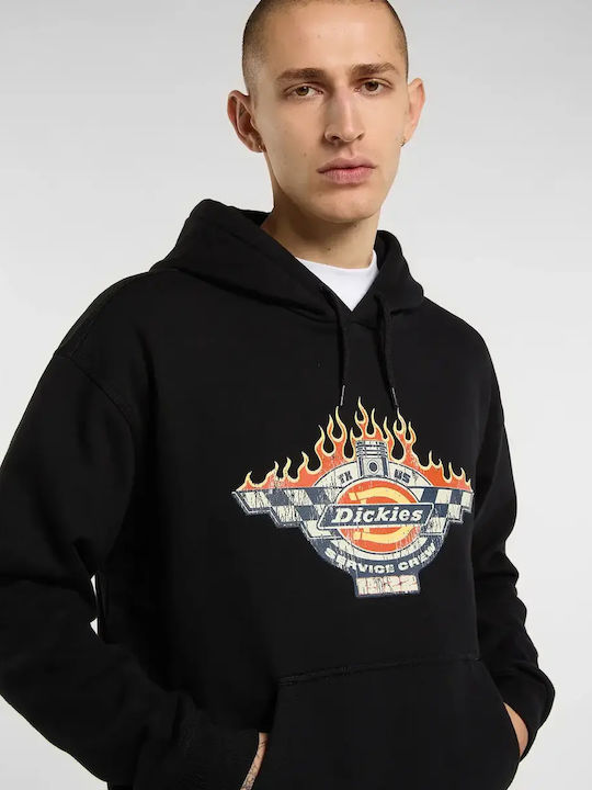 Herren Sweatshirt mit Kapuze Schwarz