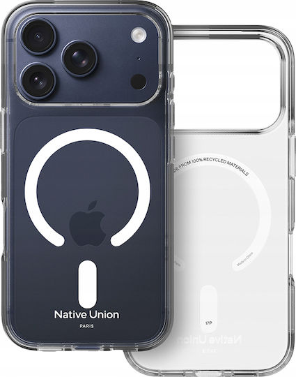 Native Union Case Iphone 17 Pro Magsafe Compatible Reclear Model Transparent