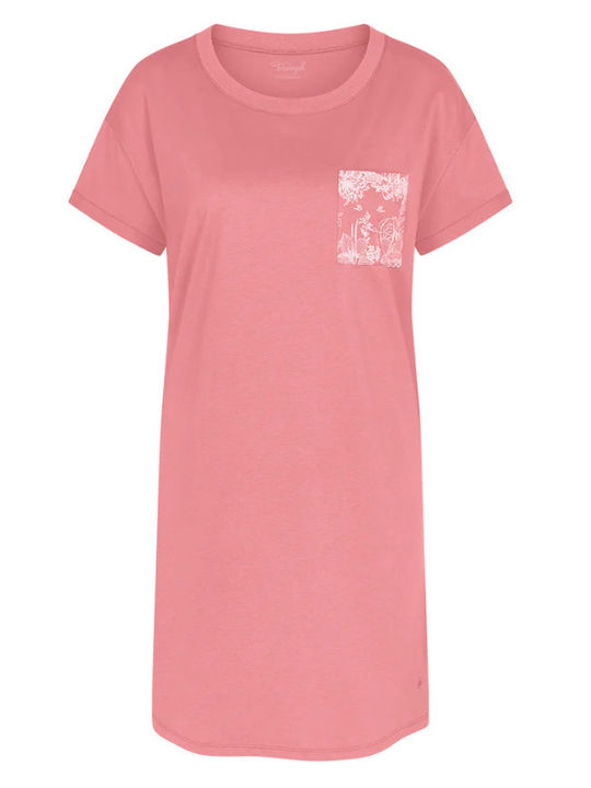 Triumph Winter Women's Nightgown Coral
