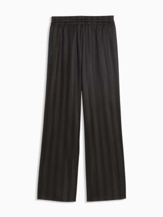 Pantaloni Trening Cu Pantaloni Evazați Negri