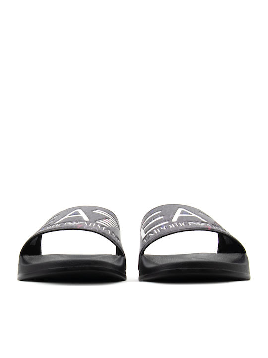 Men's Black Slides
