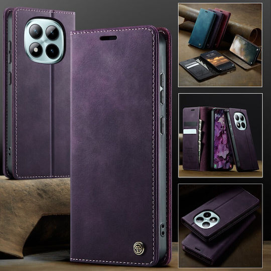 Caseme 033 Retro Θήκη Βιβλίο Purple Xiaomi Redmi Note 15 Pro Plus 5g/poco M8 Pro 5g