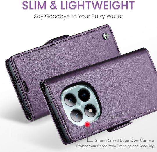 Caseme 023 Luminus Wallet Case Purple Xiaomi Redmi Note 15 Pro Plus 5g/poco M8 Pro 5g