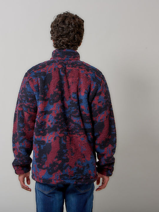 Men's Fleece Jacket Burgundy