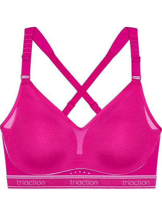 Triaction Cardio Fuchsia Athletic Bra without Underwire