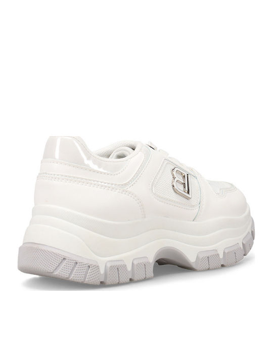 Women's Chunky White Sneakers