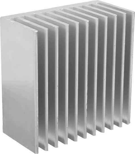 Aluminum Cooler 40x40x20mm Cpu & Cards Silver Y-cs 1 Piece