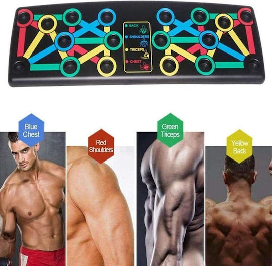 Set Multifunctional Portable Training Board Push-Up Handles Training Straps
