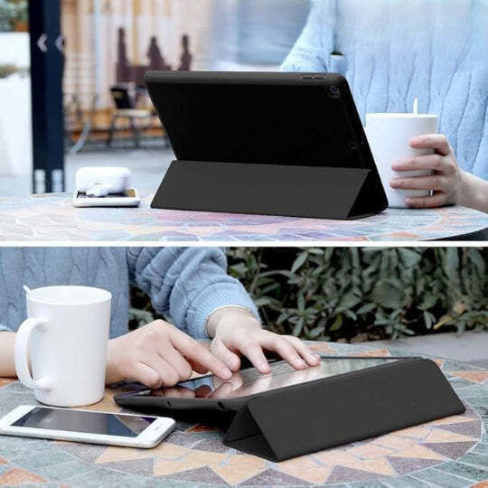 Tri-fold Flip Flip Cover Ανθεκτική Μαύρη (iPad 10.2" 9th/8th/7th Gen)