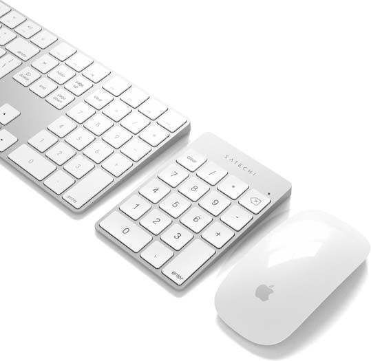 Satechi Slim Tastatură Numerică Wireless Bluetooth Argintie