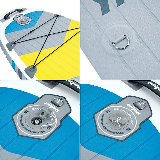 Rebel Active Φουσκωτή Σανίδα SUP με Μήκος 3.35m Λευκή