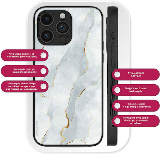 Θήκη Sonique Marble Series Honor Magic8 Pro 5g Λευκό 01