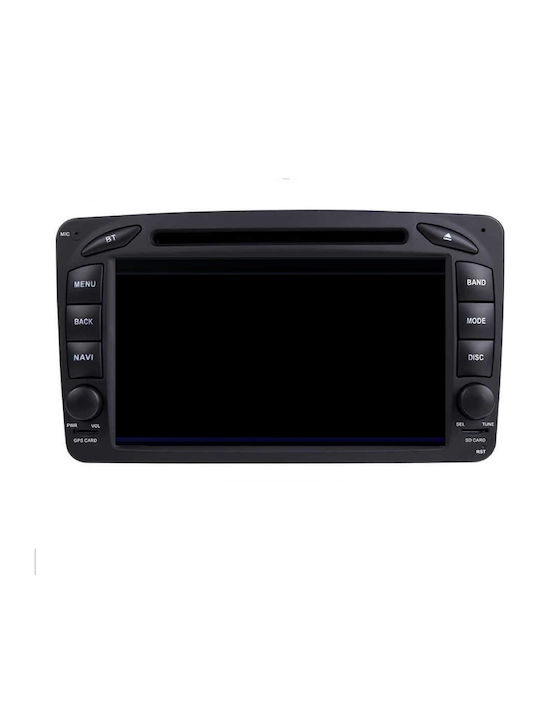 Digital IQ Auto-Audiosystem für Mercedes-Benz C Klasse 1999-2004 Bluetooth USB Eingebautes Wi-Fi GPS Apple CarPlay Android Auto mit 7 Zoll Touchscreen