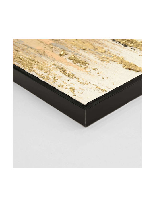Wall Painting Abstract Fb94574.01 Black Frame-Canvas 142x4.5x72cm