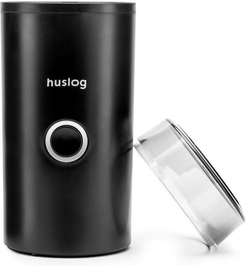 Huslog Huslog Electric Coffee Grinder 180W for 70gr Beans Black