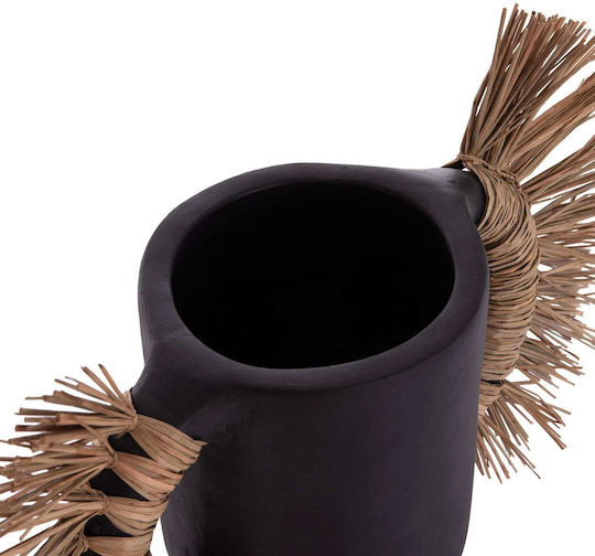 Freebox Ceramic Vase Black Dimensions 55x34cm