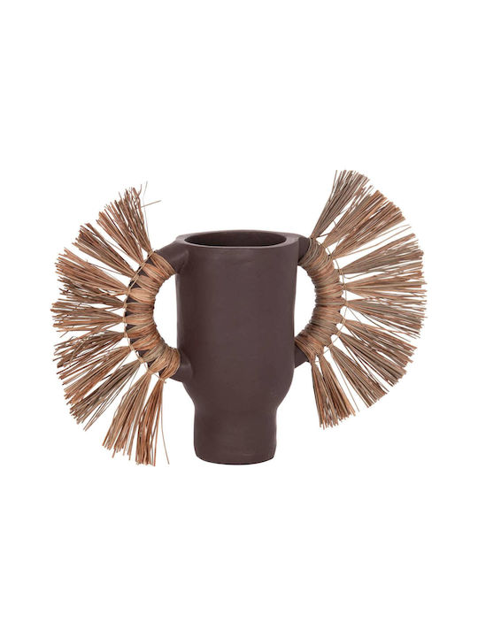 Freebox Decorative Vase Brown 55x19x34cm