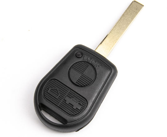 Carcasă Cheie Auto cu Lamă cu 3 Butoane pentru Bmw