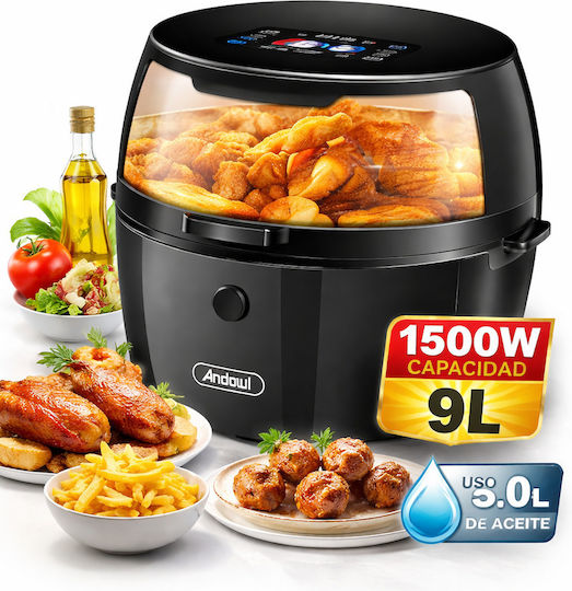 Andowl Air Fryer 9lt Τιρκουάζ Q-G9L