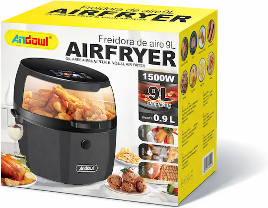 Andowl Air Fryer 9lt Τιρκουάζ Q-G9L