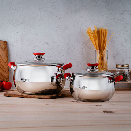 Voltz Oliver Deep Stainless Steel Steamer Pot 10.45lt 28cm
