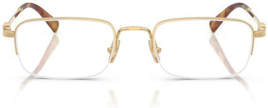 Ochelari de vedere Miu Miu Mu52wv 5ak1o1 cu ramă completă, ramă metalică
