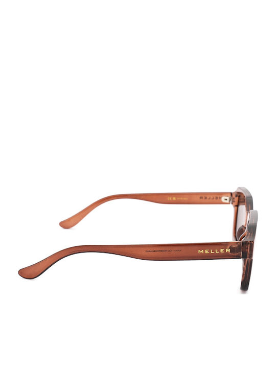 Meller Nayah Unisex Γυαλιά Ηλίου με Κοκκάλινο Σκελετό Red Brown Kakao Polarized NAY-REDBROWNKAKAO