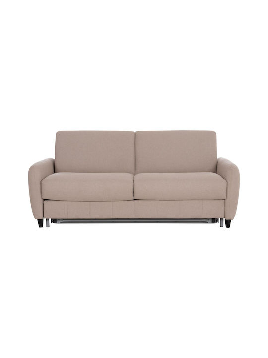 Etudine Διθέσιος Καναπές Κρεβάτι Μπεζ 190x98x90εκ.