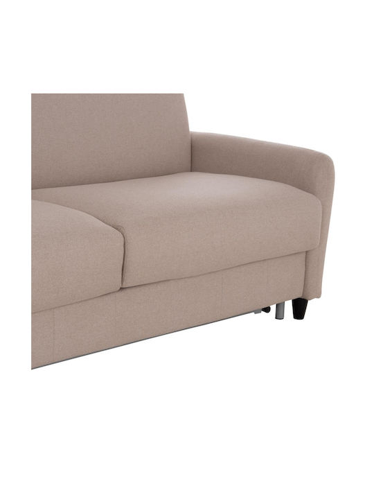Etudine Διθέσιος Καναπές Κρεβάτι Μπεζ 190x98x90εκ.
