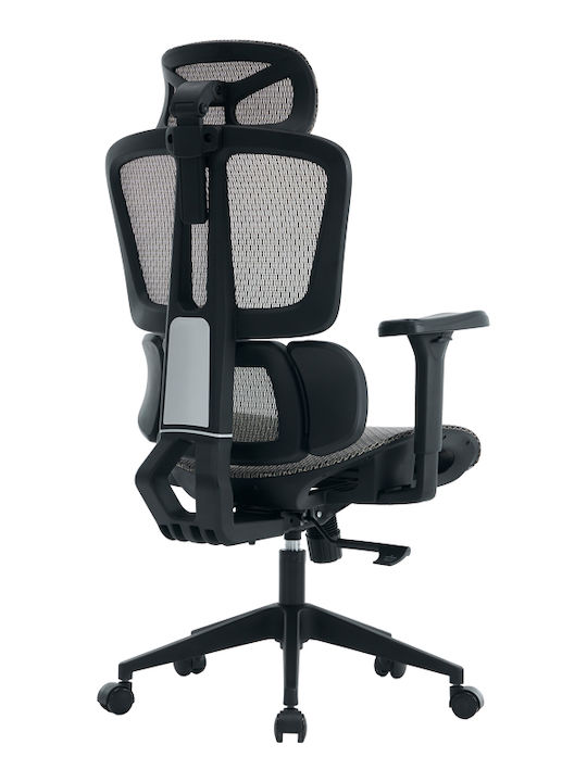 Scaun de birou cu înclinare și brațe reglabile Black-grey Ergoflow Pakketo Scaun de birou cu înclinare și brațe reglabile Black-grey Ergoflow Pakketo