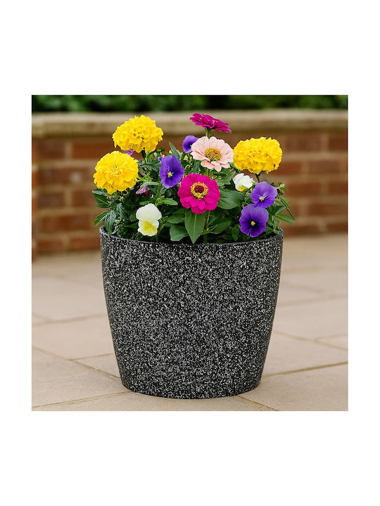 SGTT Kunststoff Blumentopf Schwarz