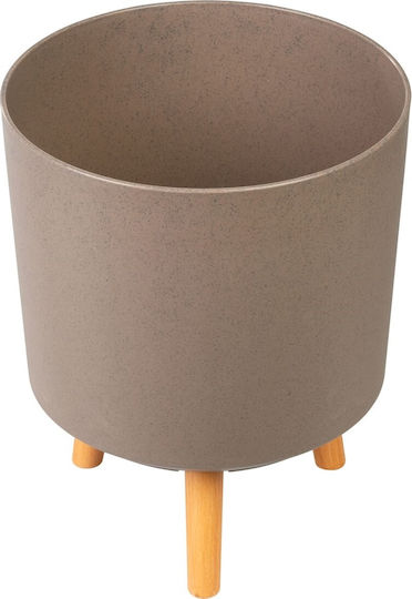 SGTT Ghiveci De Flori Din Plastic Maro 26x26cm