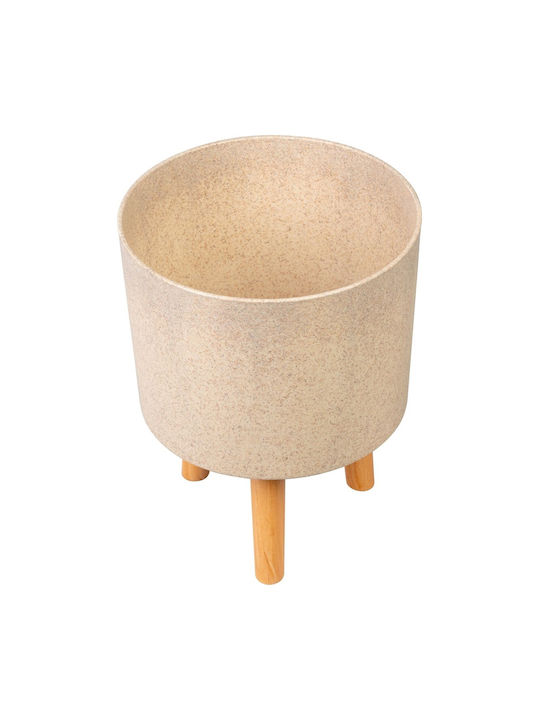 SGTT Kunststoff-Blumentopf Beige 31x31cm