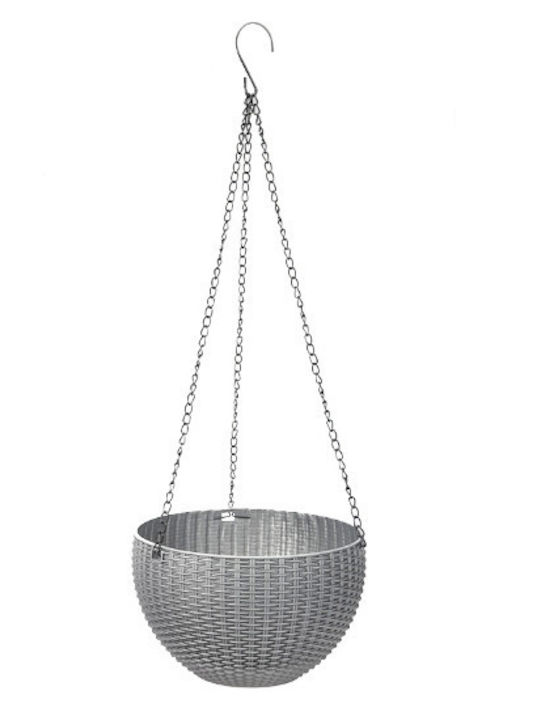 SGTT Blumentopf Metall Gray