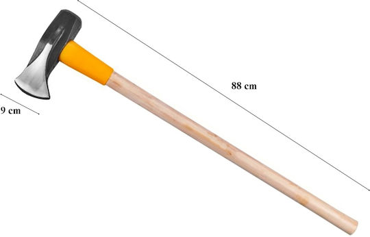 SGTT Äxte Aufteilung Länge 88cm und Gewicht 2.7kg mit Holz Griff