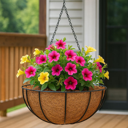 SGTT Метална Поставка За Саксия Сива 35x35x17см