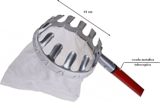 Fruit Picker Telescopic Metal Handle Maximum Length 3m