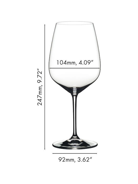 Riedel Riedel Set Brillen für Weißwein und Rotwein aus Glas 800ml 2 Stück