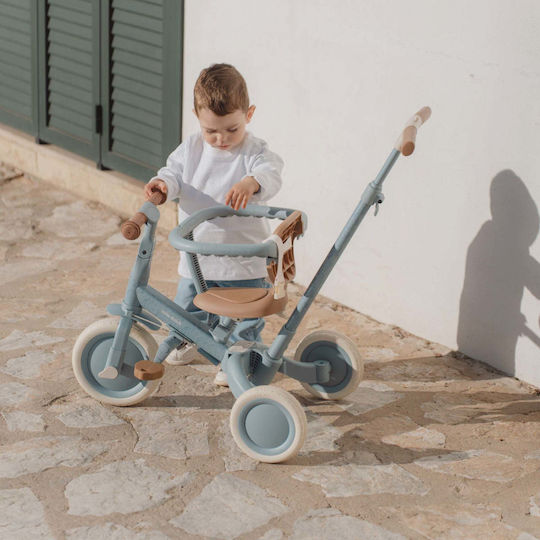 Little Dutch Safari Dreams Convertible with Parental Handle 4 in 1 for Ages 1-3 Blue